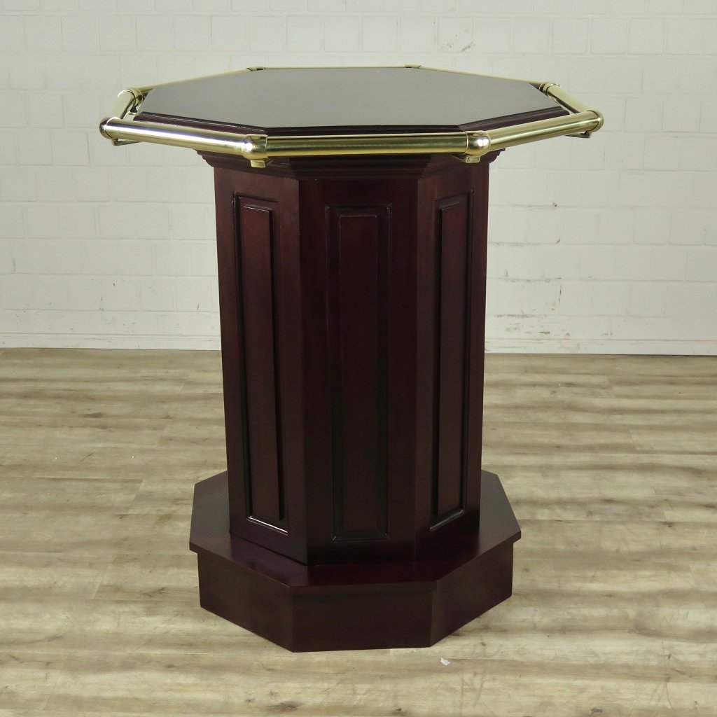 Stehtisch Mahagoni Ø 0,84 m