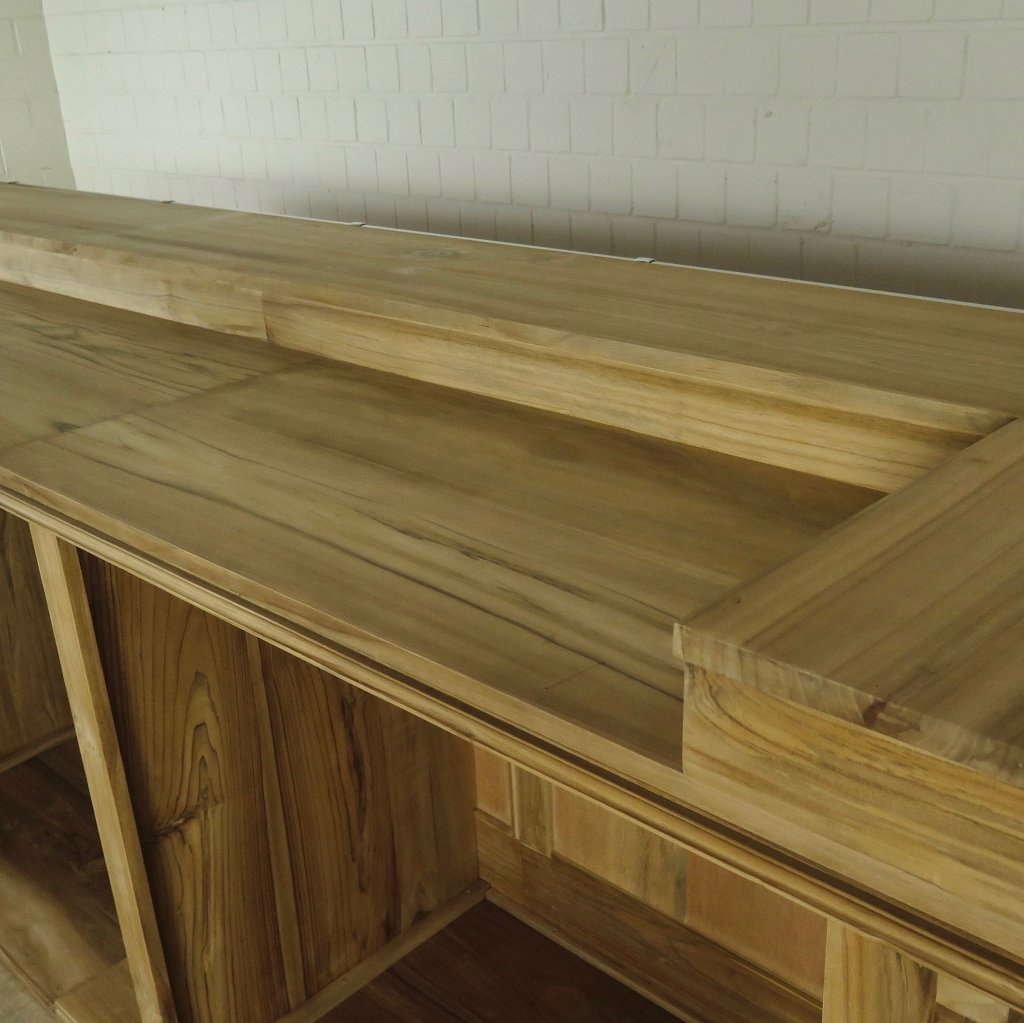 Englische Bar Theke Teakholz 3,60 m