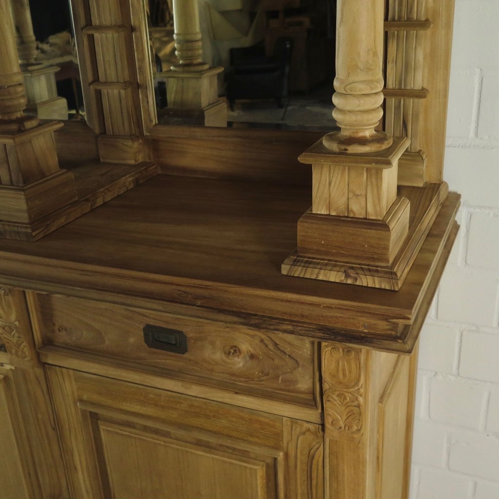 Englische Bar Theke Teakholz 3,60 m