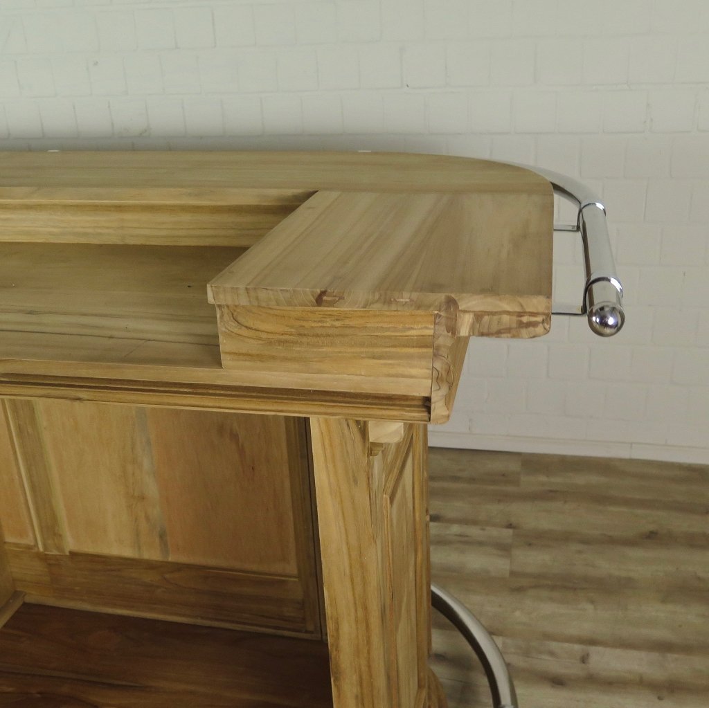 Englische Bar Theke Teakholz 3,60 m