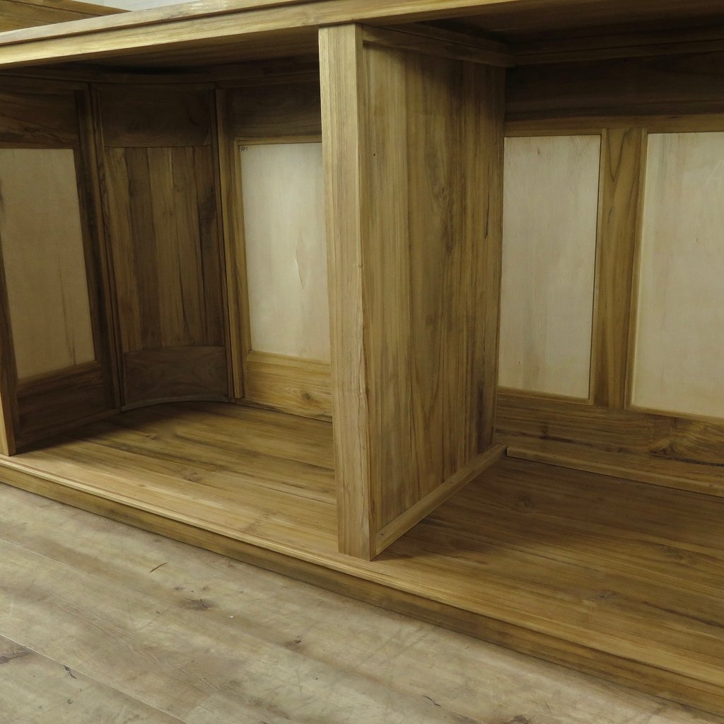 Englische Bar Theke Teakholz 2,60 m
