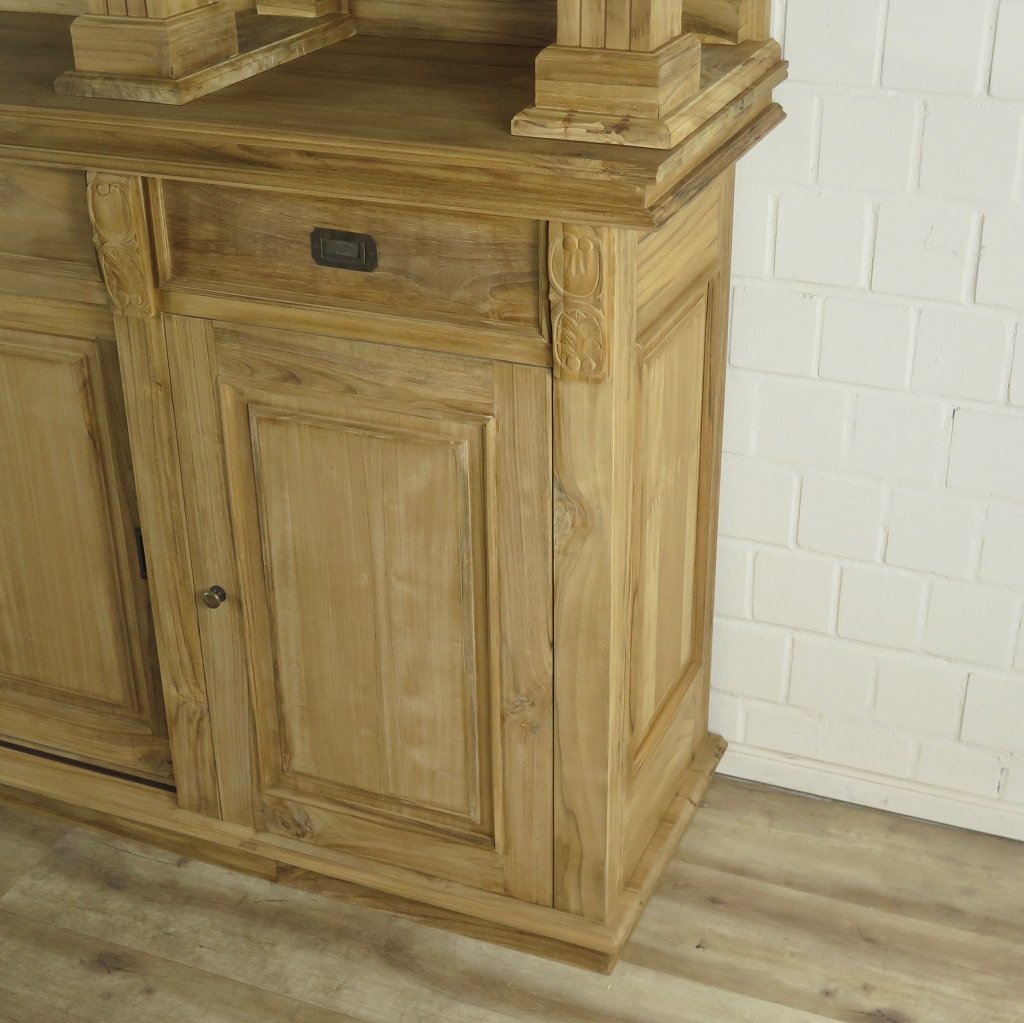 Englische Bar Theke Teakholz 2,60 m