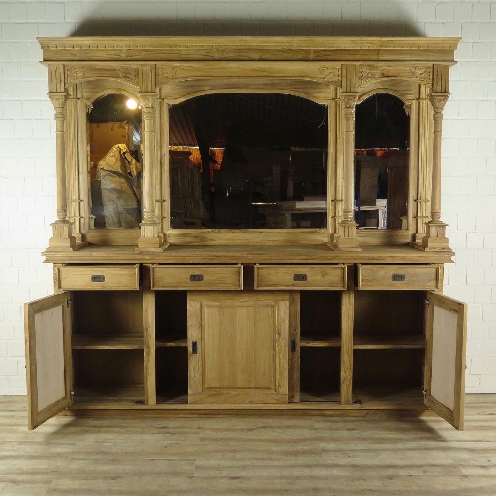 Englische Bar Theke Teakholz 2,60 m