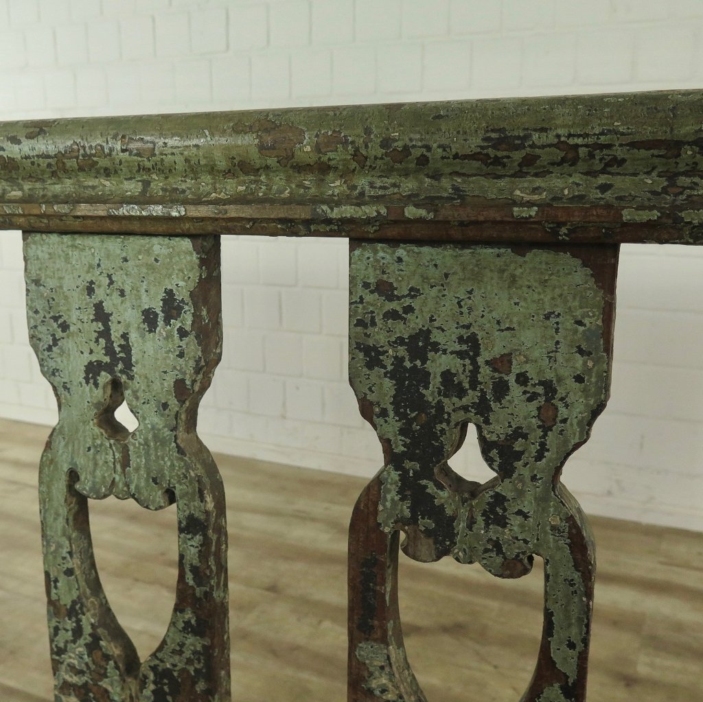 Balustrade Teakholz 5,84 m Gründerzeit 1850