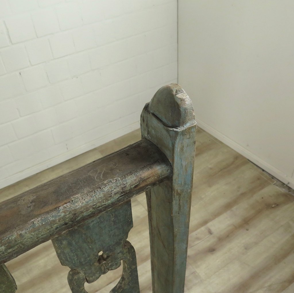 Balustrade Teakholz 5,84 m Gründerzeit 1850