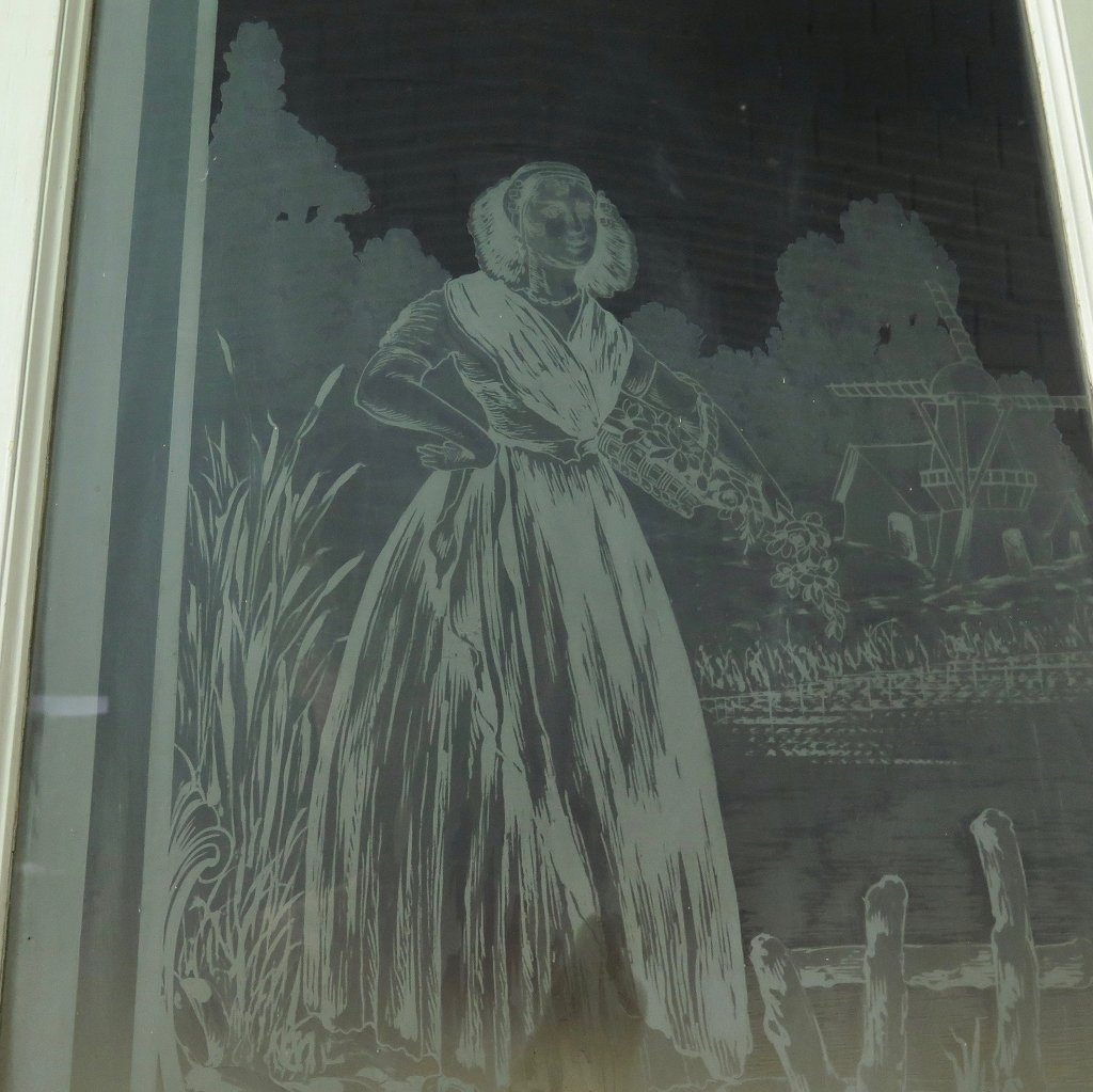 Dreiflügeliges Fenster Jugendstil 1910