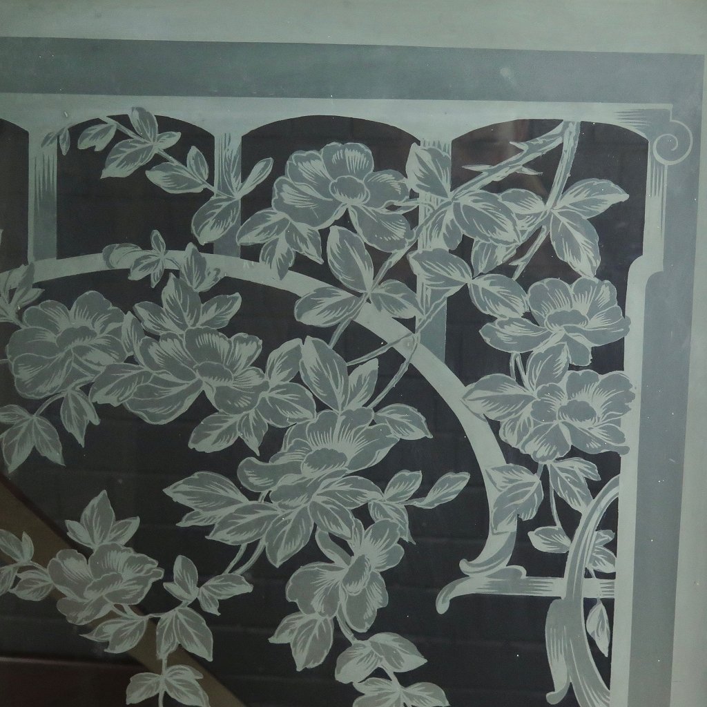 Dreiflügeliges Fenster Jugendstil 1910
