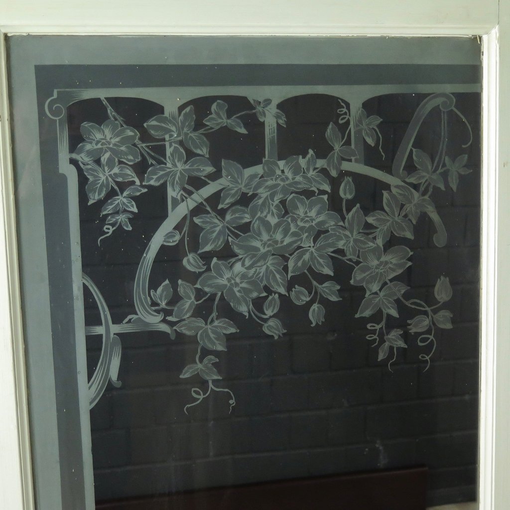 Dreiflügeliges Fenster Jugendstil 1910