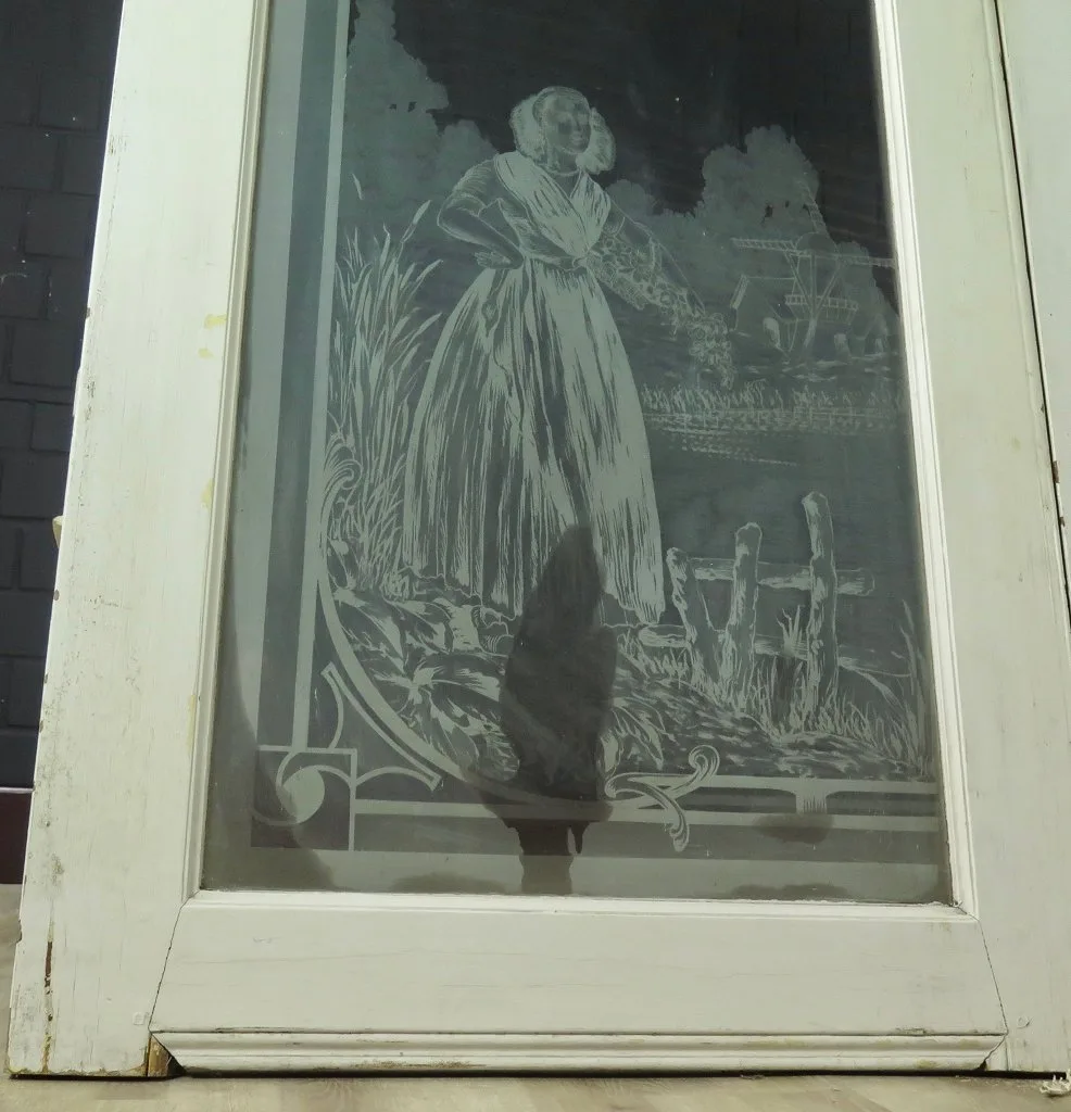 Dreiflügeliges Fenster Jugendstil 1910