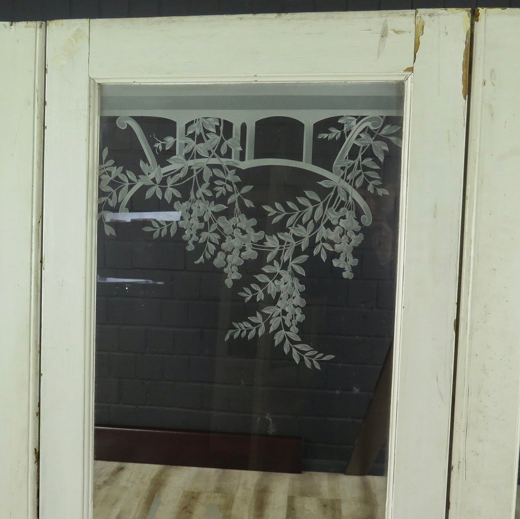 Dreiflügeliges Fenster Jugendstil 1910