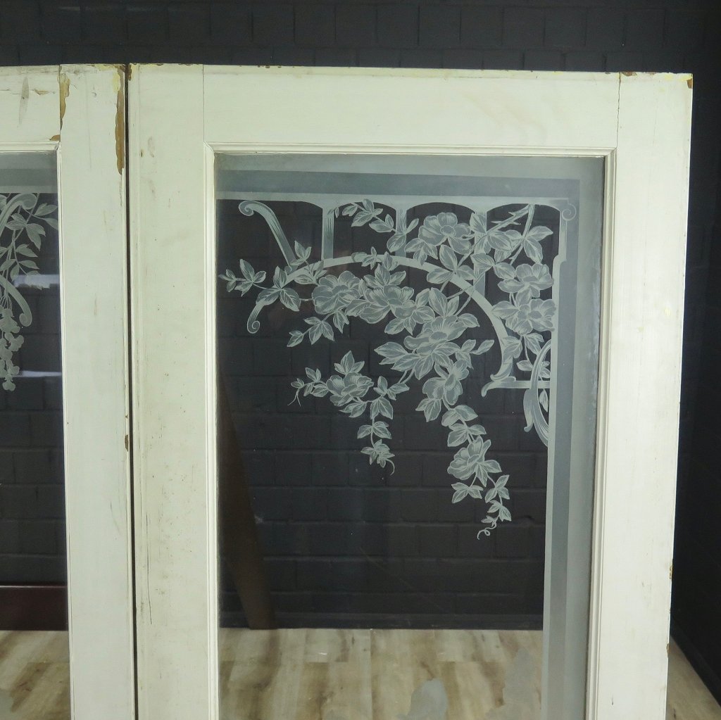 Dreiflügeliges Fenster Jugendstil 1910