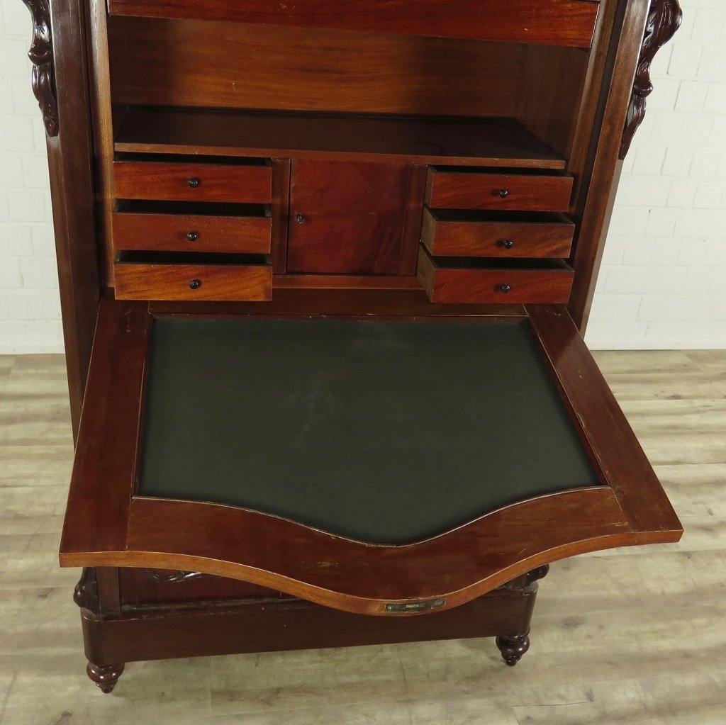 Sekretär Biedermeier 1850 Mahagoni