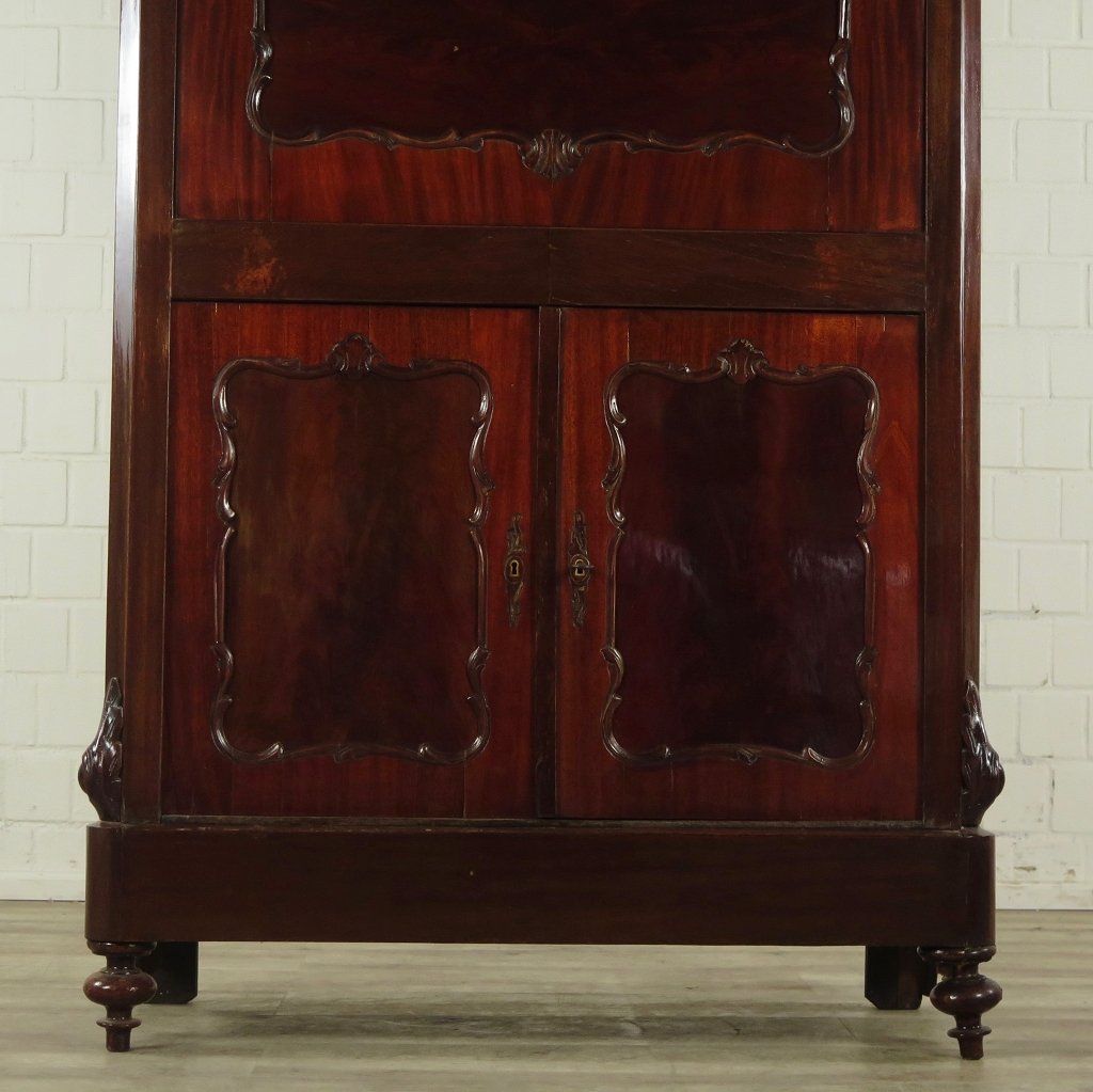 Sekretär Biedermeier 1850 Mahagoni