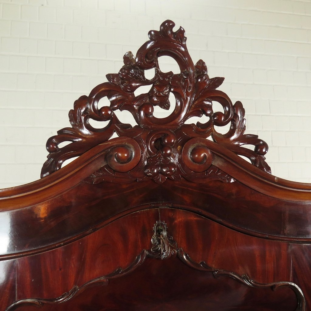 Sekretär Biedermeier 1850 Mahagoni