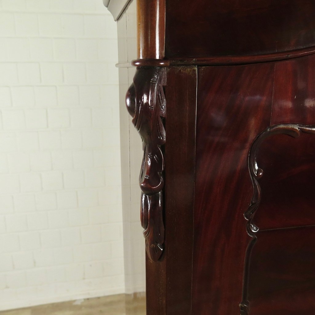 Sekretär Biedermeier 1850 Mahagoni