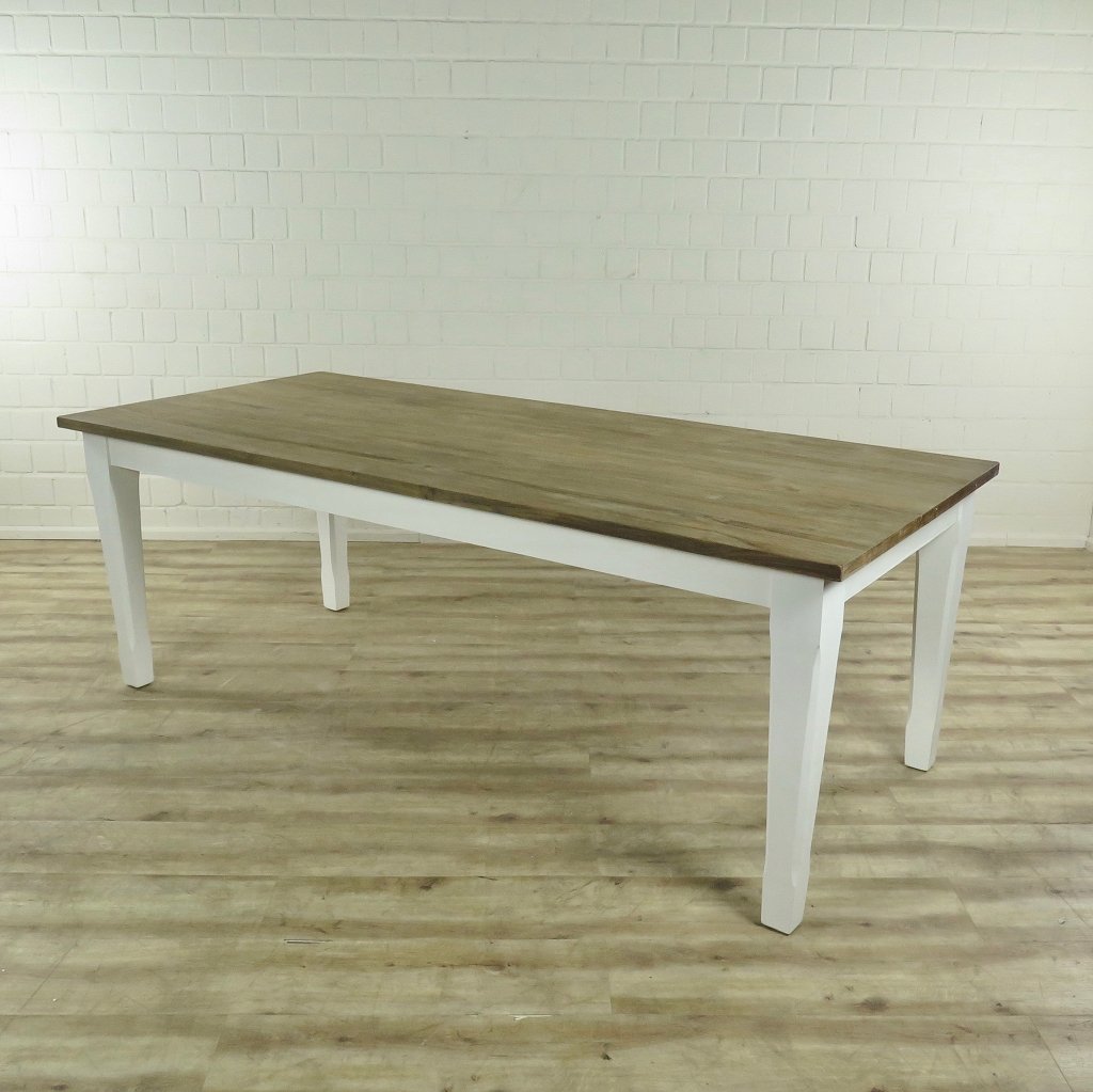 Esstisch Tisch Teakholz 2,20 m x 1,00 m