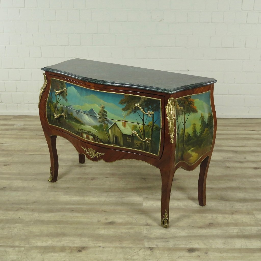 Barockkommode handbemalt 1,17 m