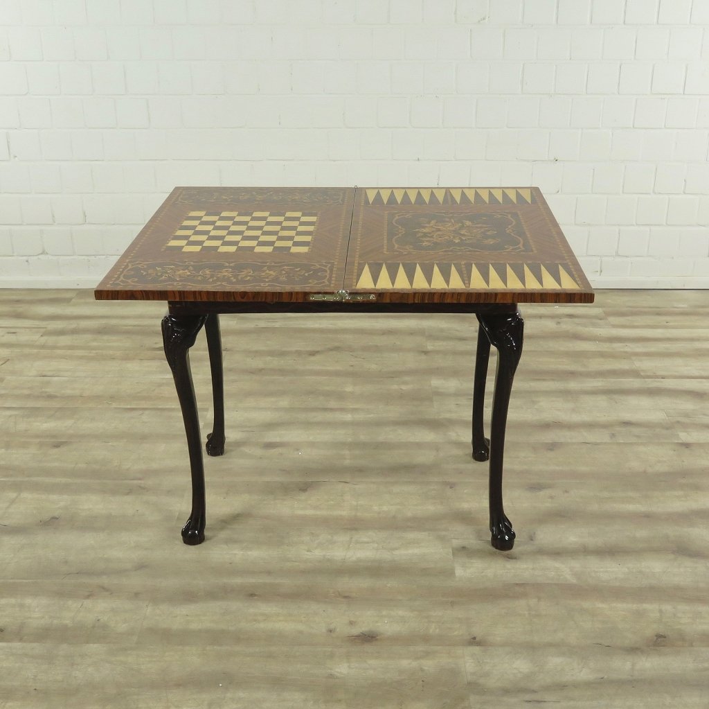Spieltisch Klapptisch Nussbaum