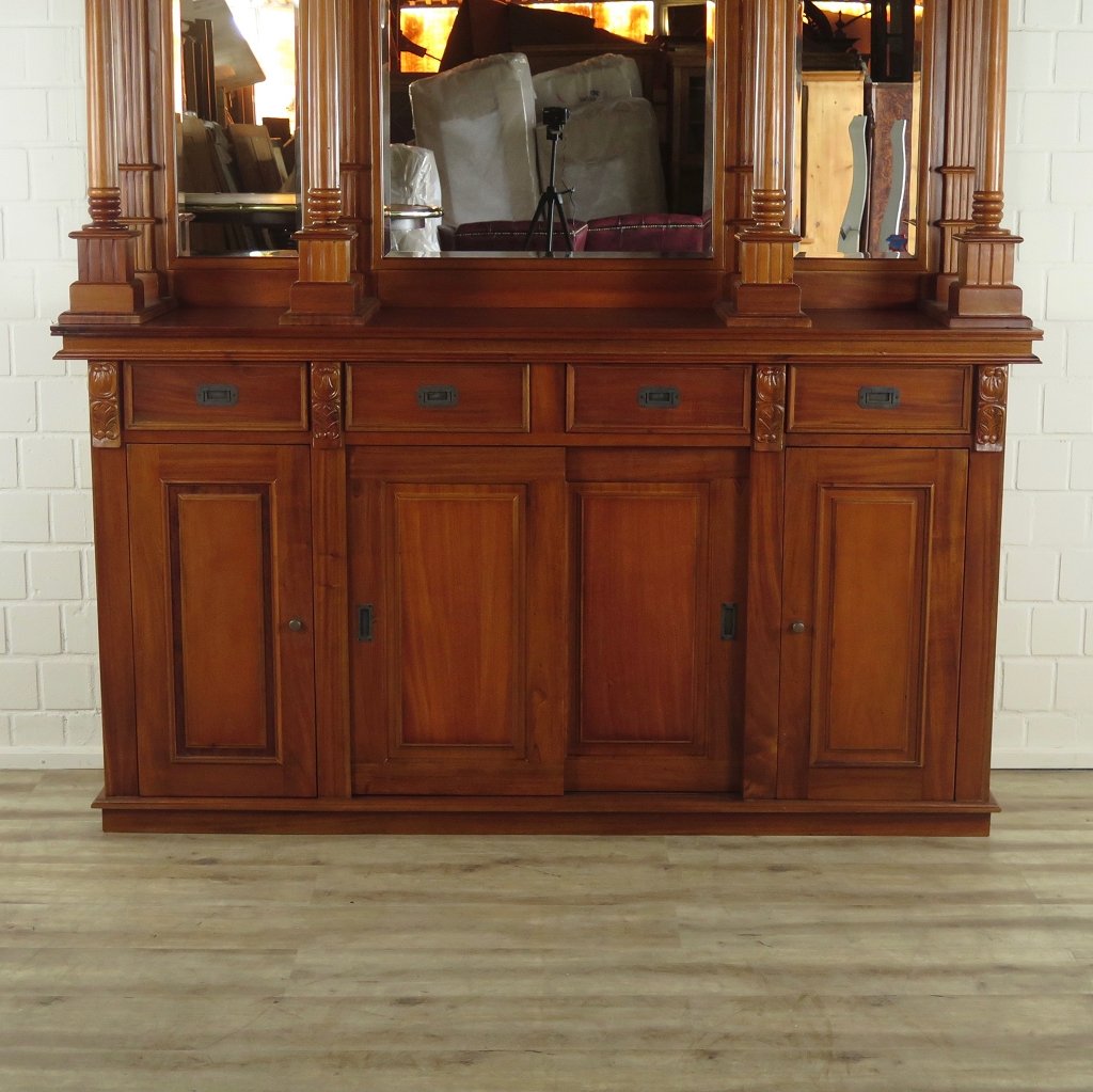 Englische Bar Theke Mahagoni 2,00 m