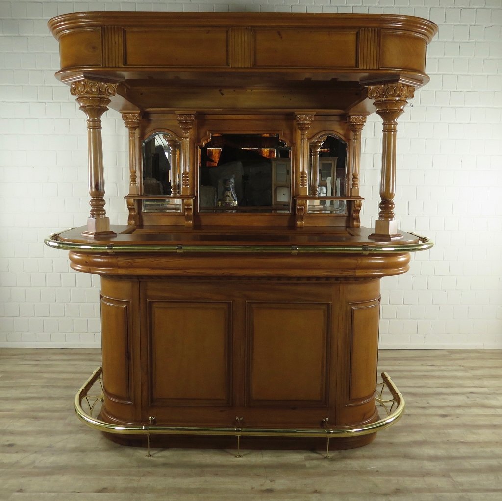 Hausbar Theke Mahagoni 2,00 m