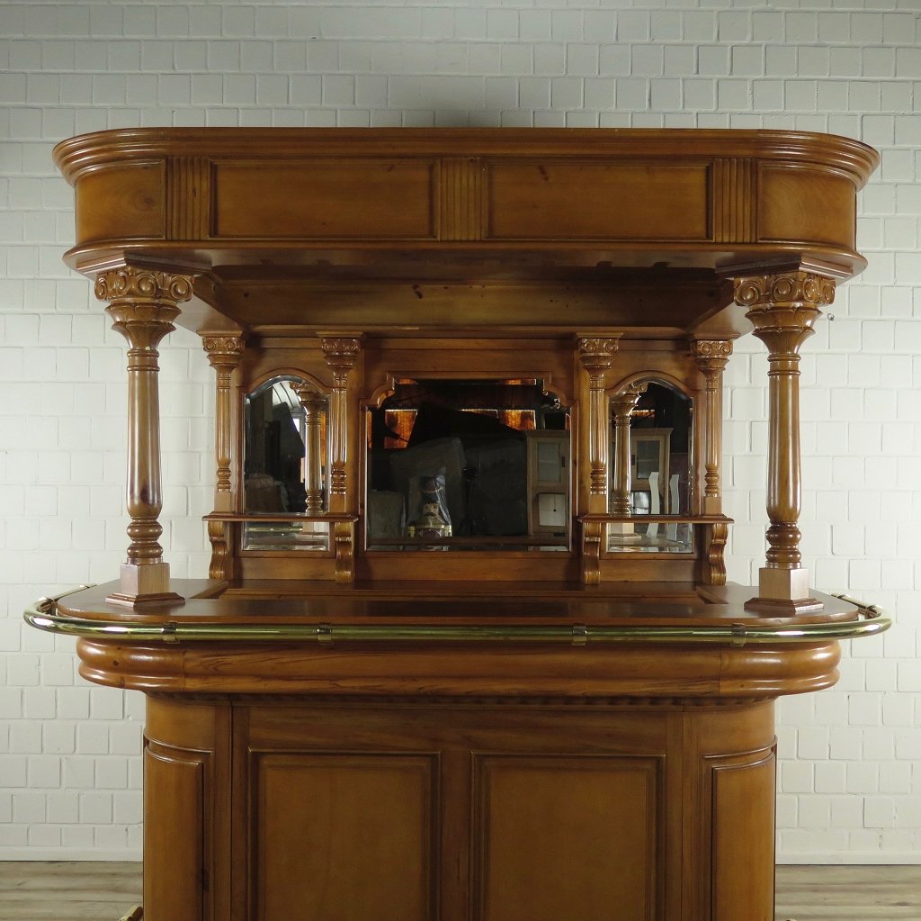 Hausbar Theke Mahagoni 2,00 m