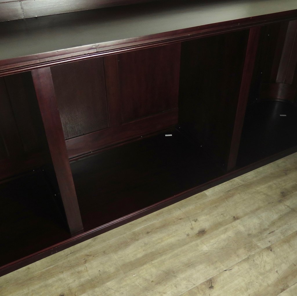 Englische Bar Theke Mahagoni 3,60 m