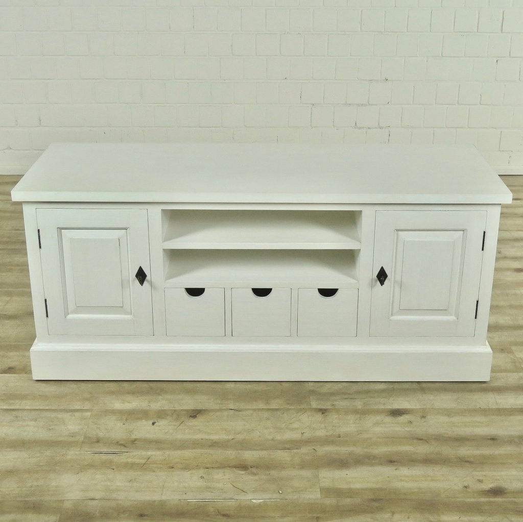 Sideboard TV-Möbel Fernsehschrank Teakholz 1,50 m