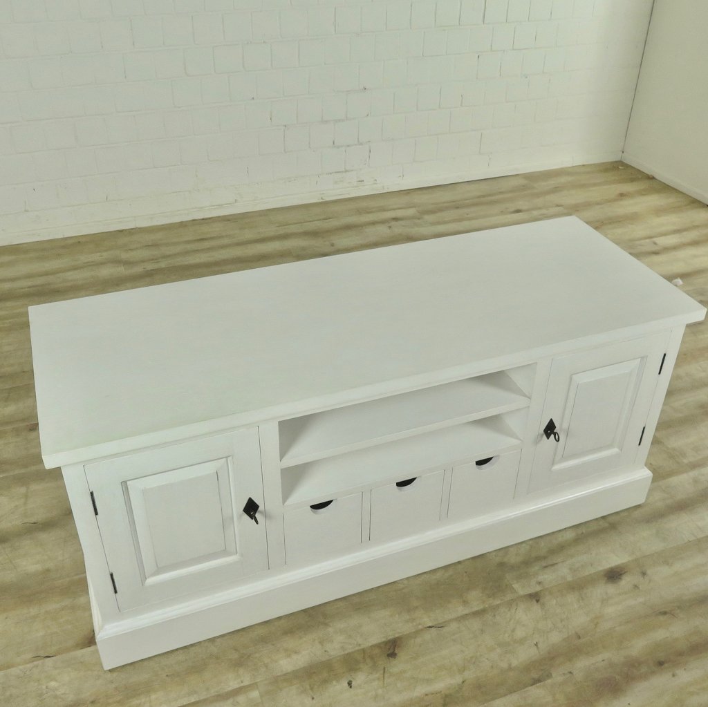 Sideboard TV-Möbel Fernsehschrank Teakholz 1,50 m