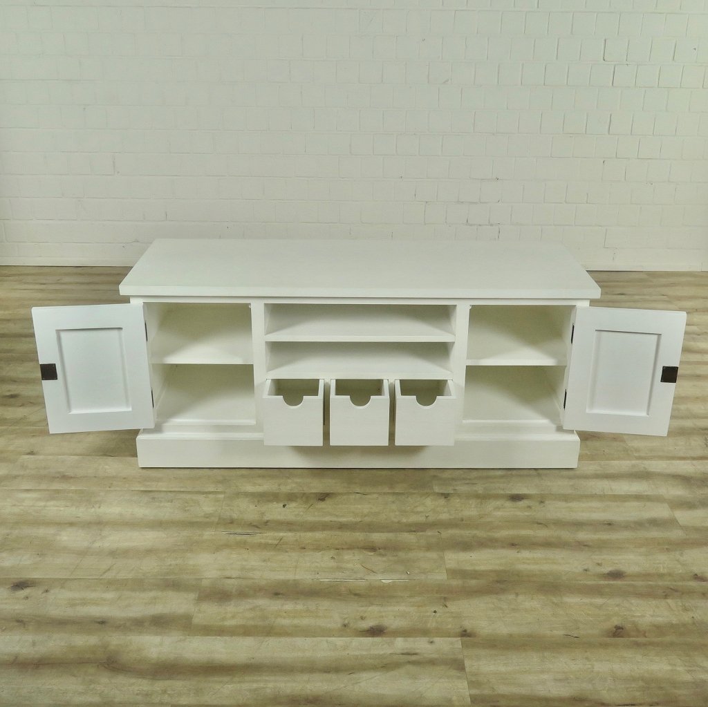 Sideboard TV-Möbel Fernsehschrank Teakholz 1,50 m