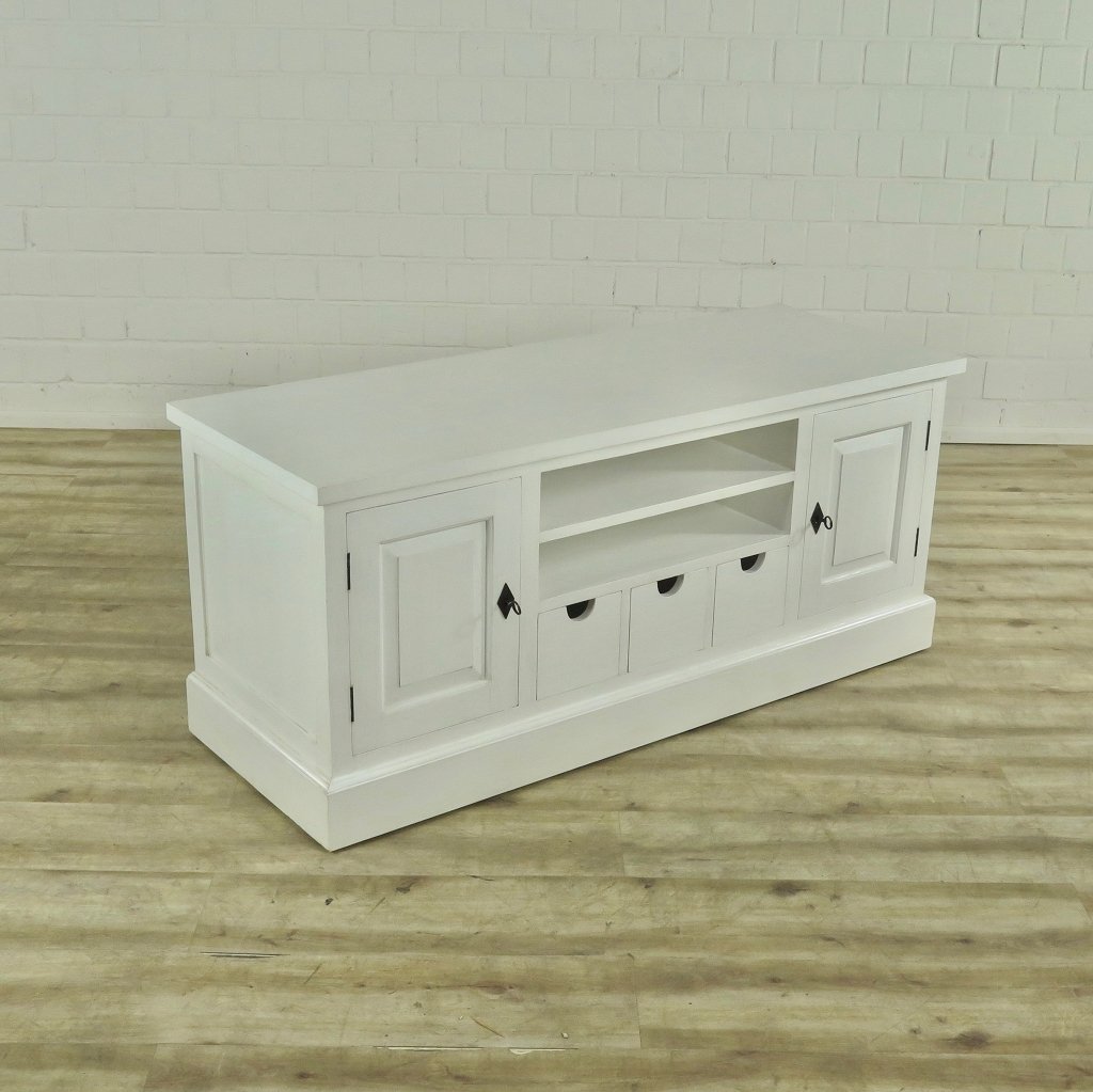Sideboard TV-Möbel Fernsehschrank Teakholz 1,50 m