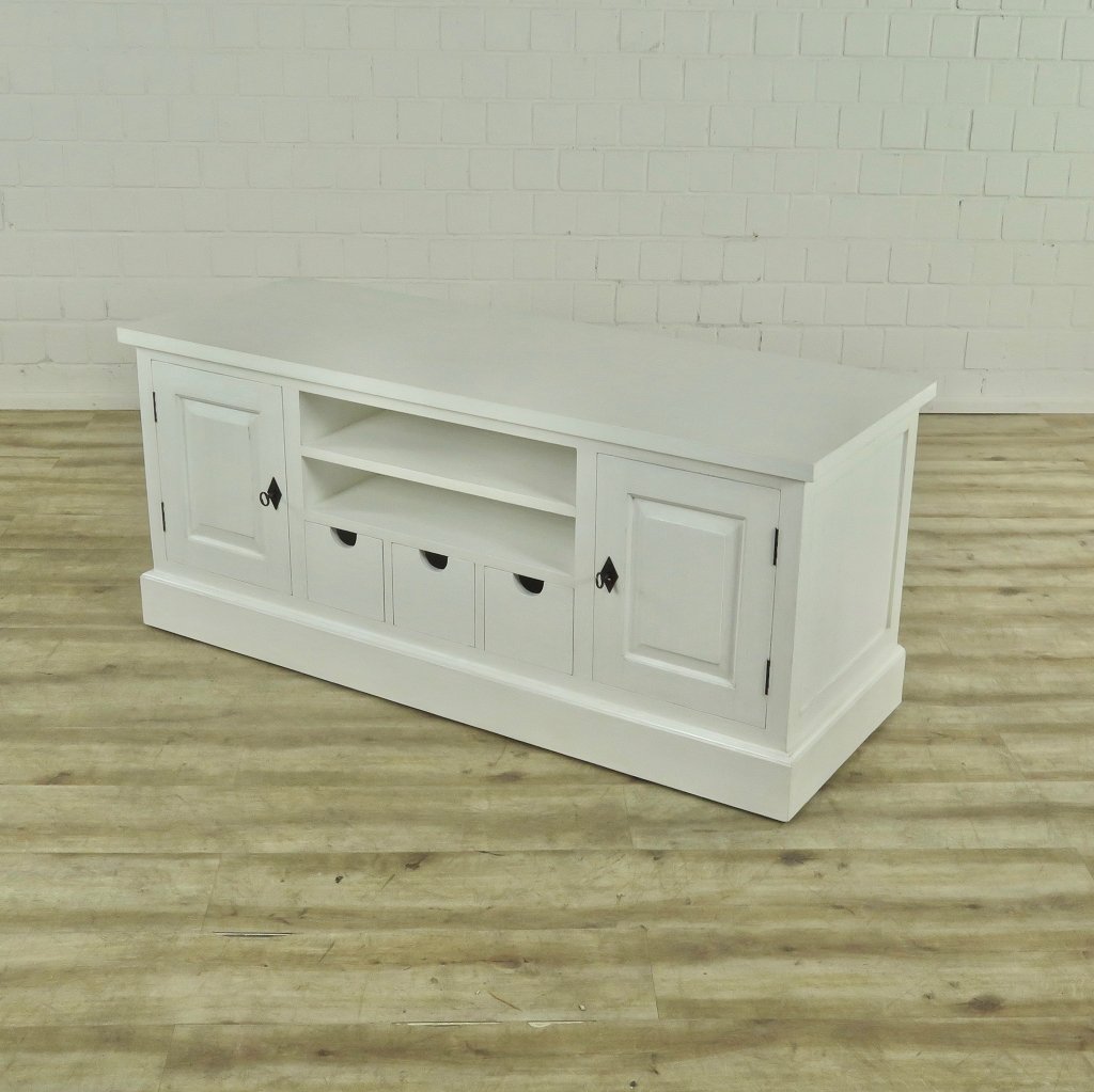 Sideboard TV-Möbel Fernsehschrank Teakholz 1,50 m