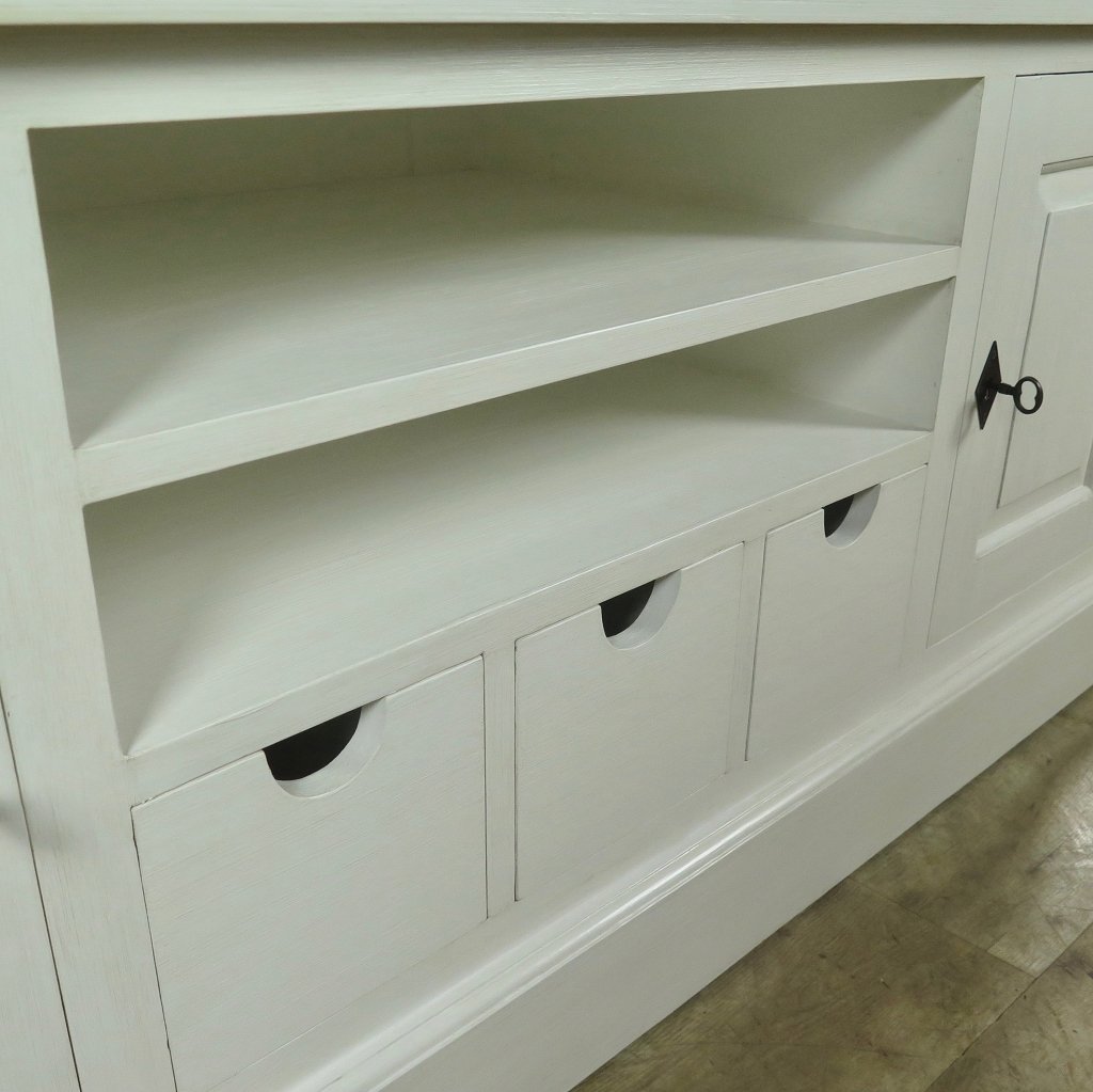 Sideboard TV-Möbel Fernsehschrank Teakholz 1,50 m