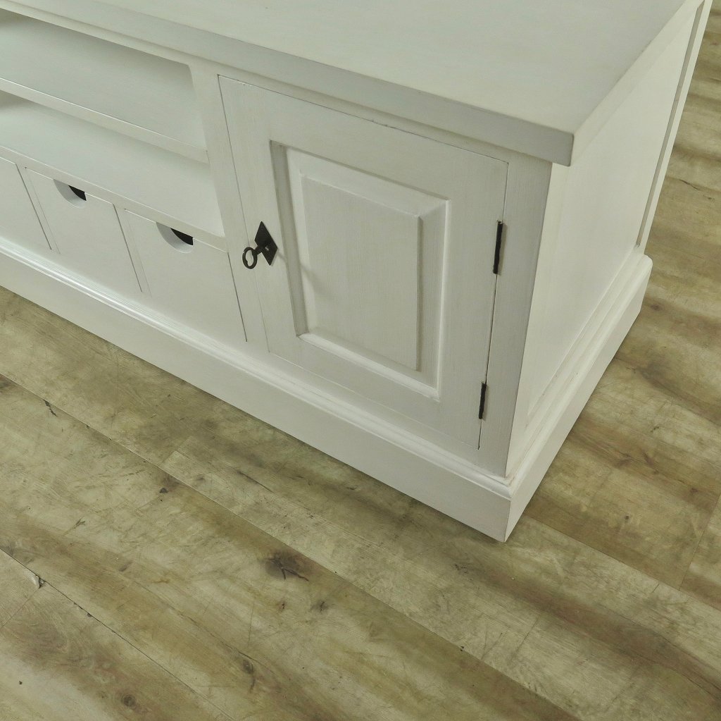 Sideboard TV-Möbel Fernsehschrank Teakholz 1,50 m