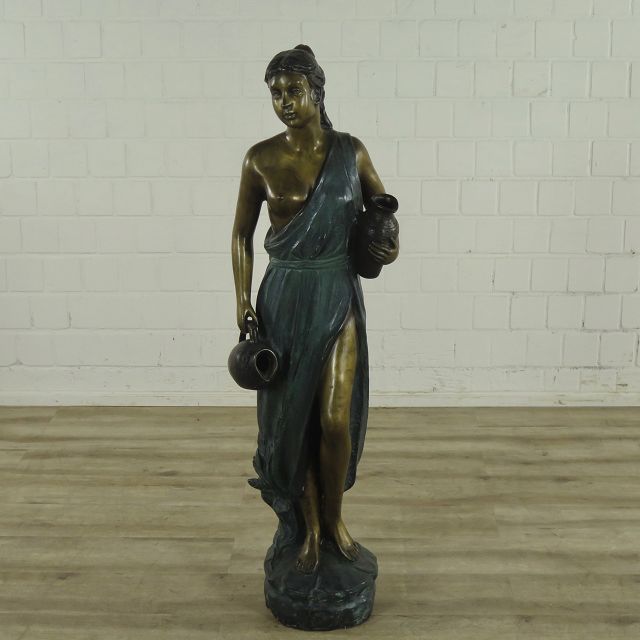Skulptur Dekoration Frau Bronze 1,32 m