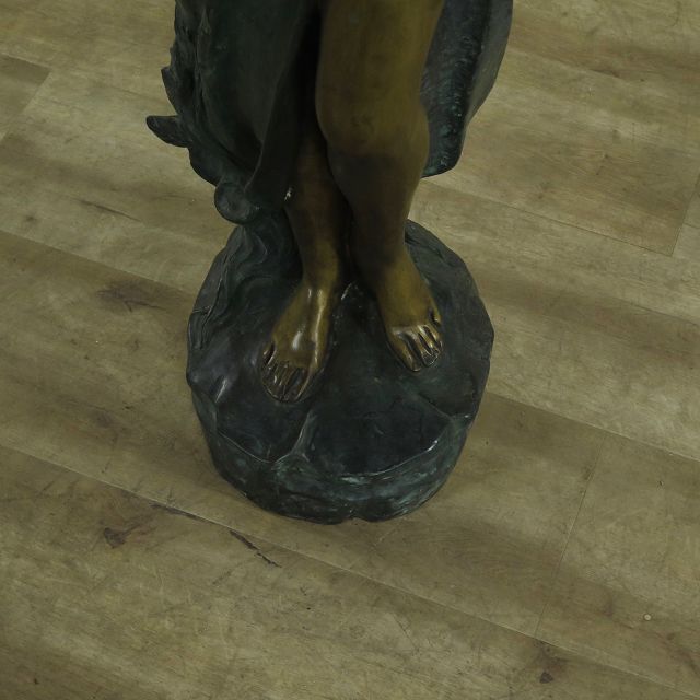 Skulptur Dekoration Frau Bronze 1,32 m