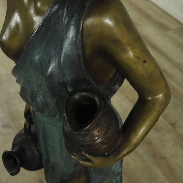 Skulptur Dekoration Frau Bronze 1,32 m