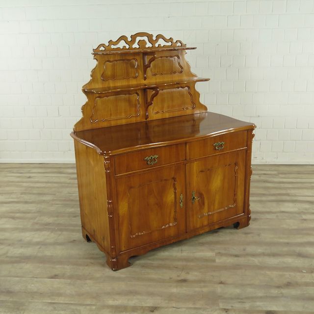 16911E Halbschrank Anrichte Biedermeier 1870