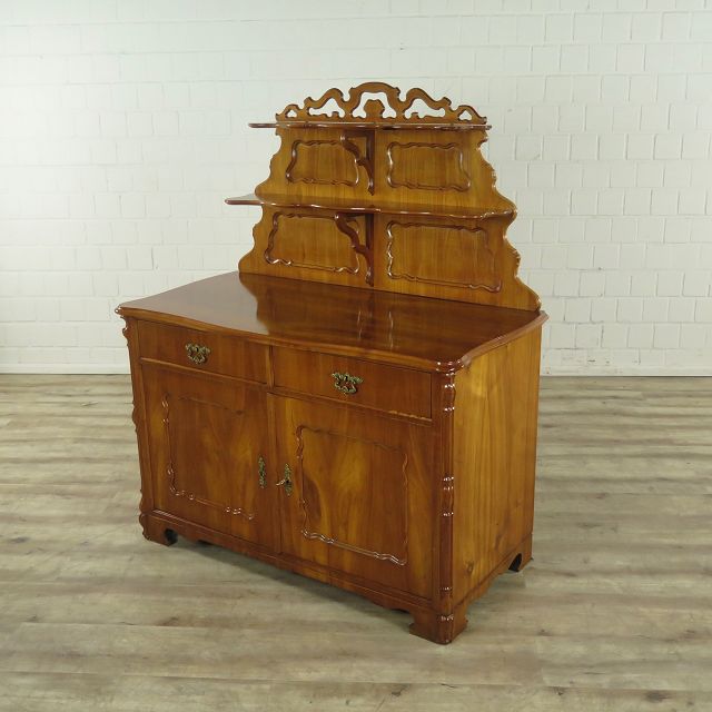 16911E Halbschrank Anrichte Biedermeier 1870