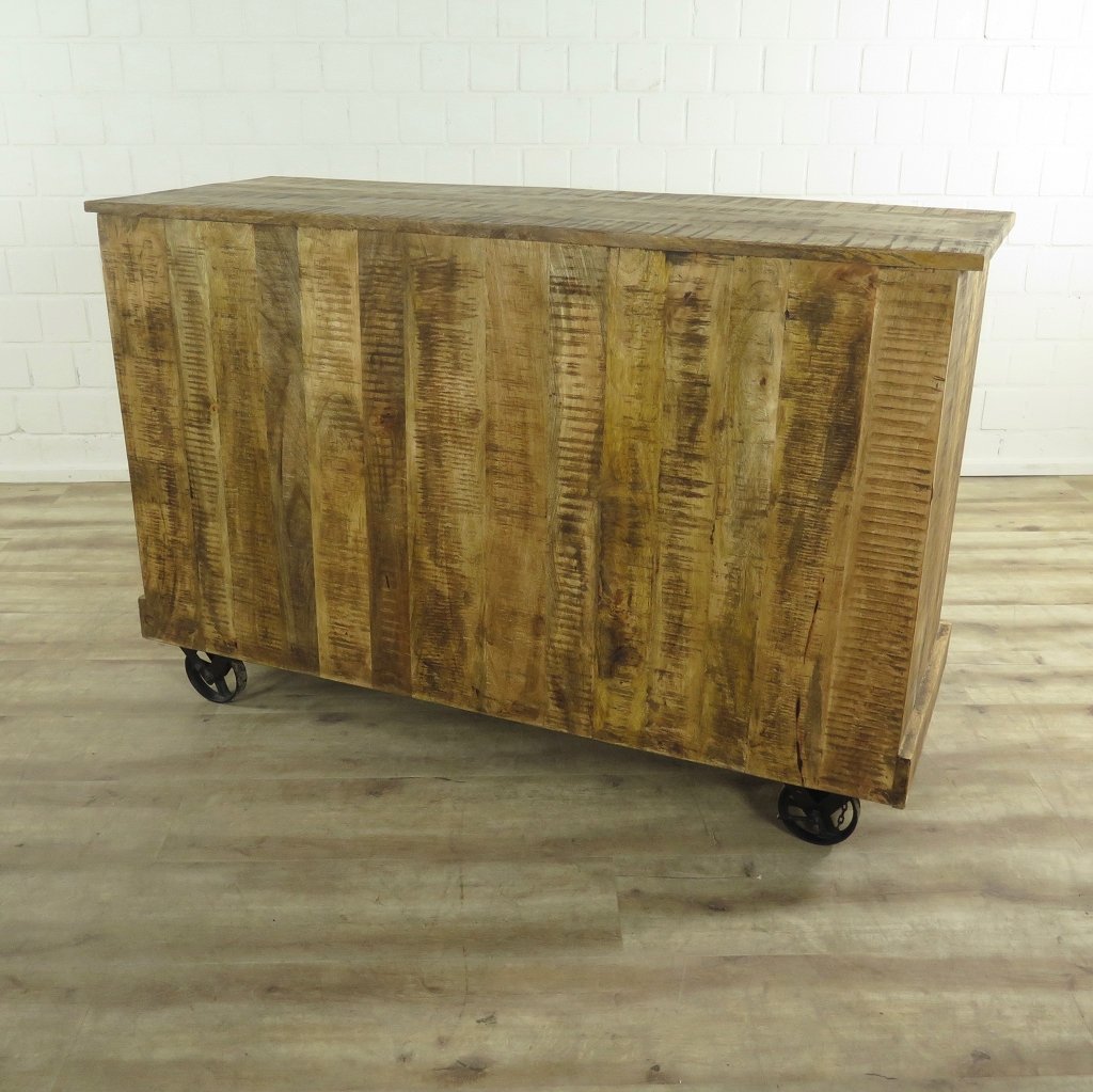 16941 Apothekerschrank Teakholz 1,40 m