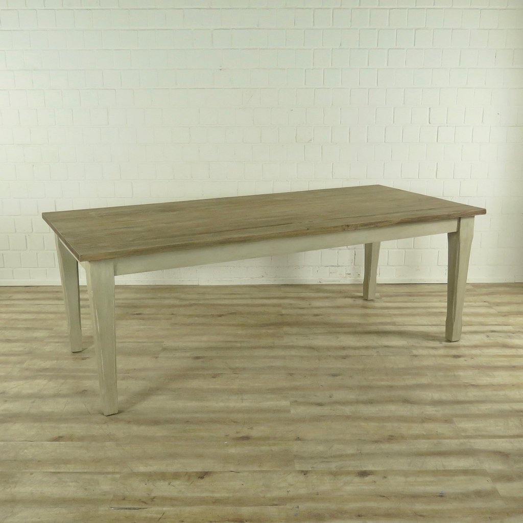 Esstisch Old France Teakholz 2,20 m x 1,00 m