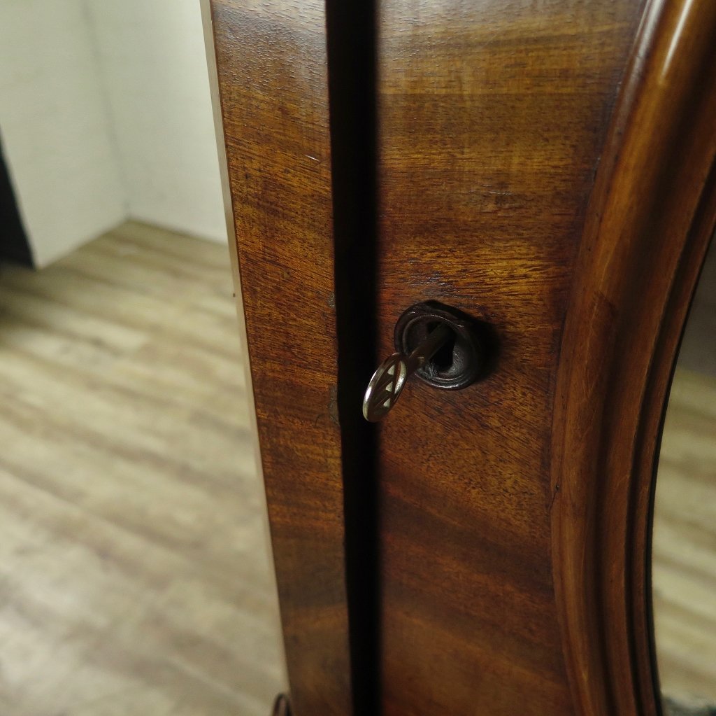 Vitrine Bücherschrank Biedermeier 1850 Mahagoni