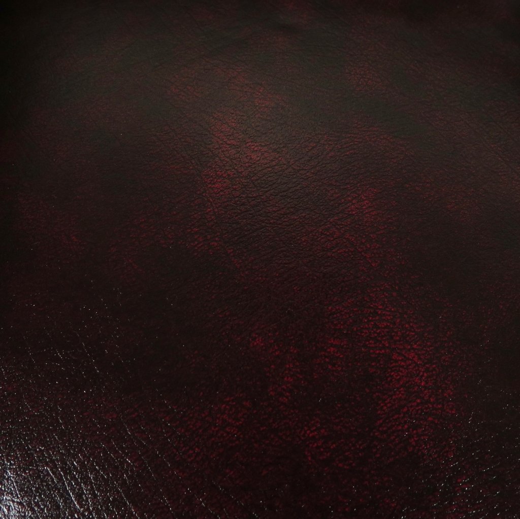 Chesterfield Couch Sofa Leder Rot-Braun 1,50 m