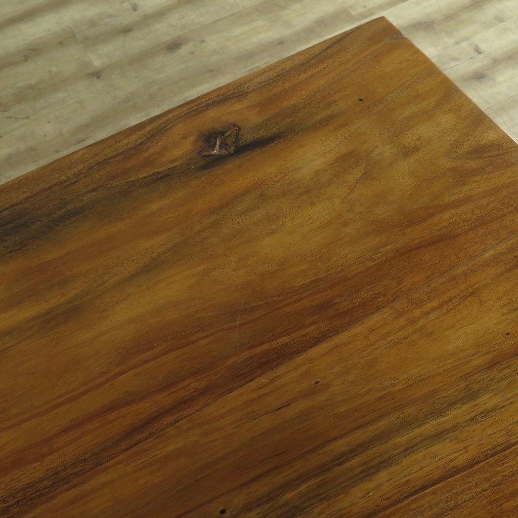 Couchtisch Teakholz Baumstamm 1,40 m x 0,88 m