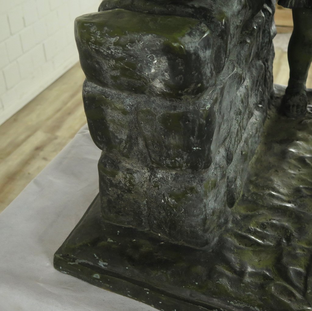 Skulptur Dekoration Kind Bronze 0,82 m