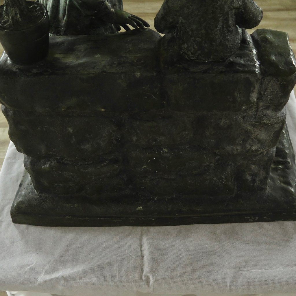 Skulptur Dekoration Kind Bronze 0,82 m