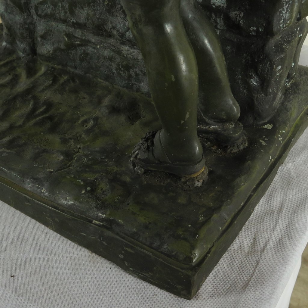 Skulptur Dekoration Kind Bronze 0,82 m