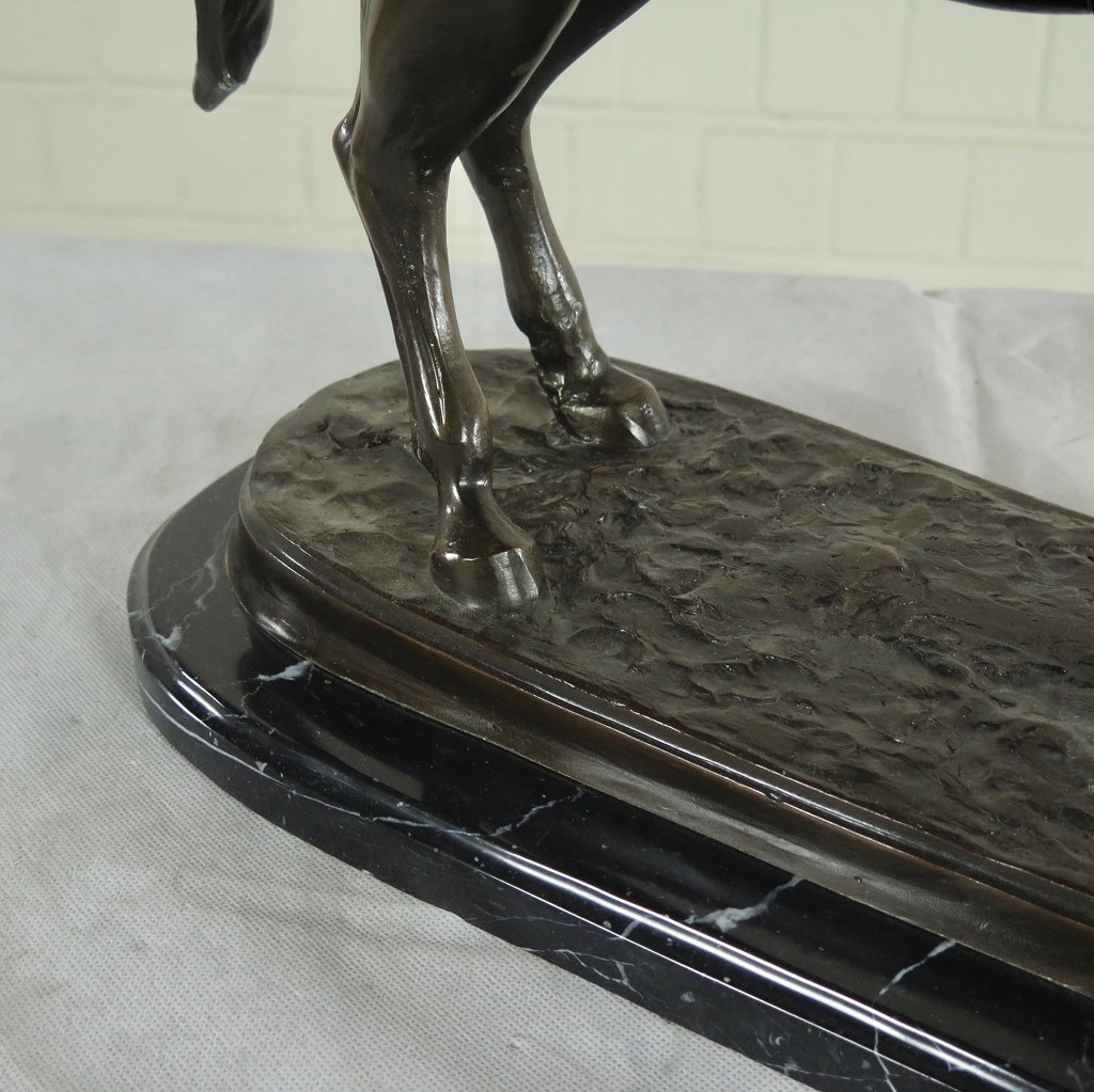 Skulptur Dekoration Pferd Bronze 0,48 m