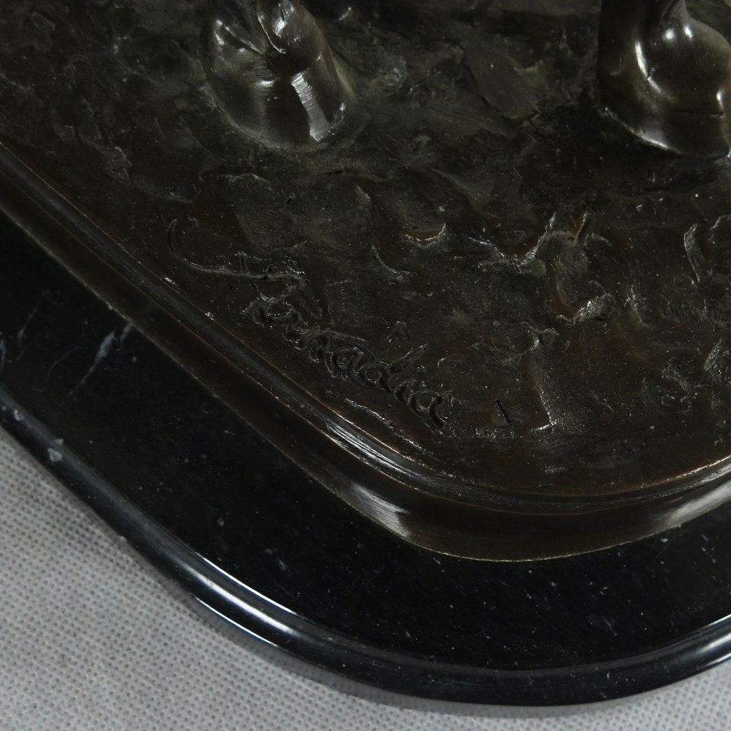 Skulptur Dekoration Pferd Bronze 0,48 m
