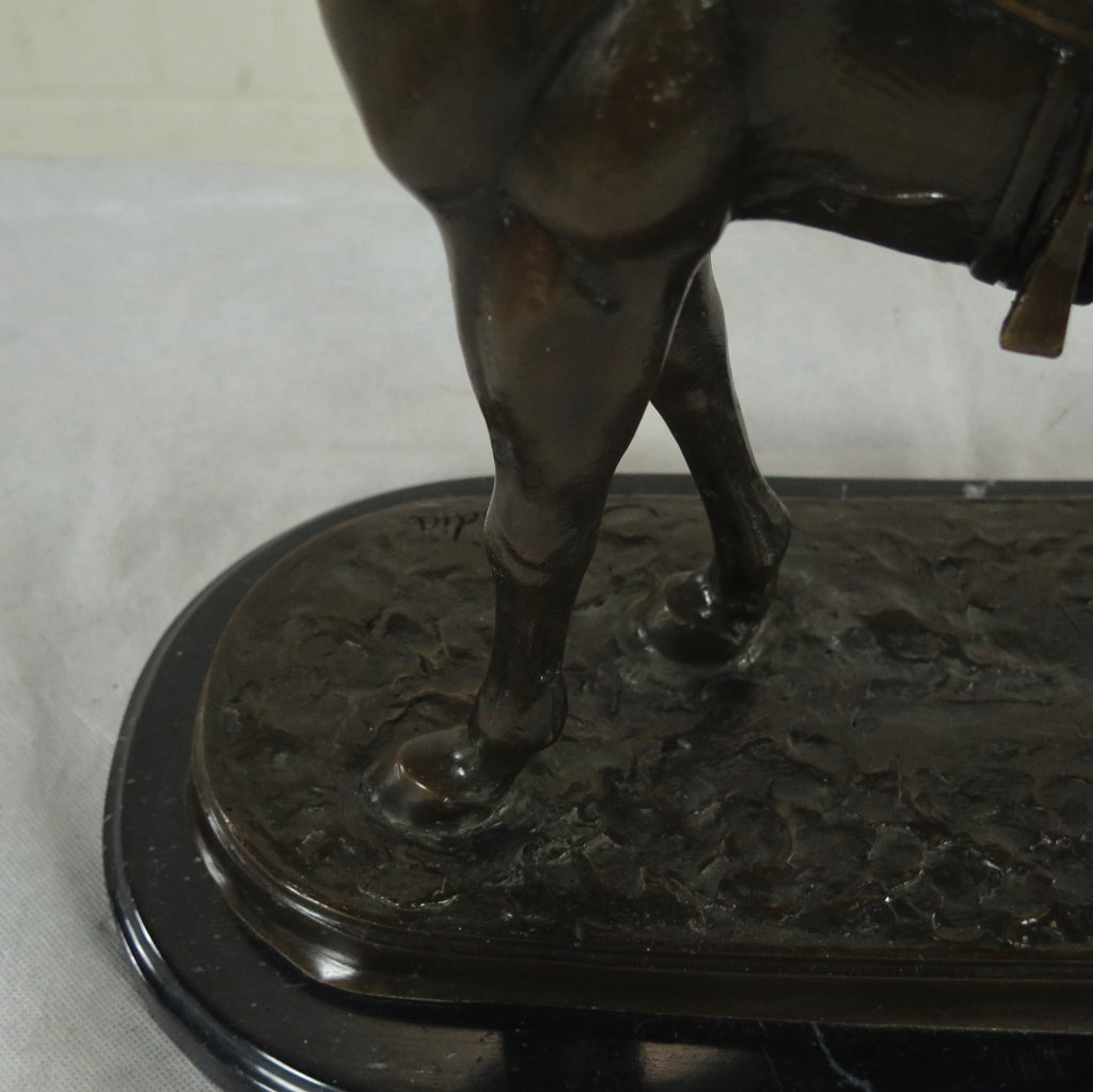 Skulptur Dekoration Pferd Bronze 0,48 m