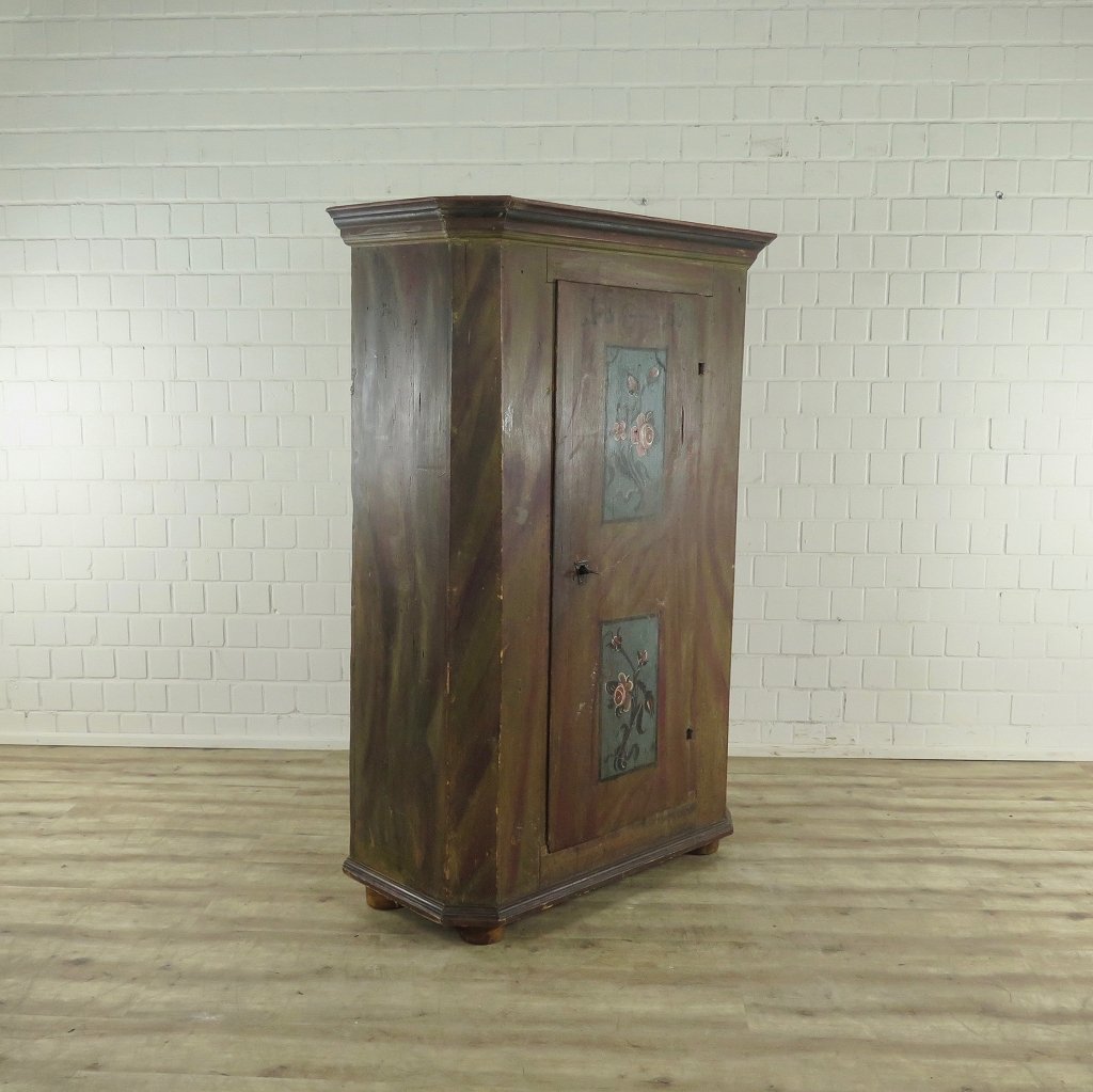 Schrank Bauernmalerei Barock 1820
